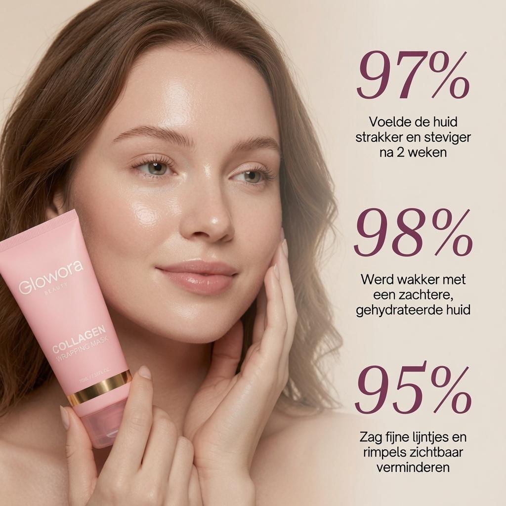Maschera Avvolgente al Collagene – Glowora Beauty | Effetto Lifting Anti-Età 75ml