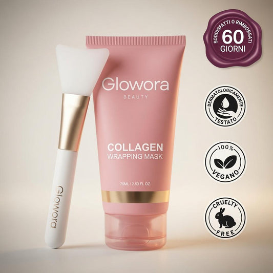 Maschera Avvolgente al Collagene – Glowora Beauty | Effetto Lifting Anti-Età 75ml